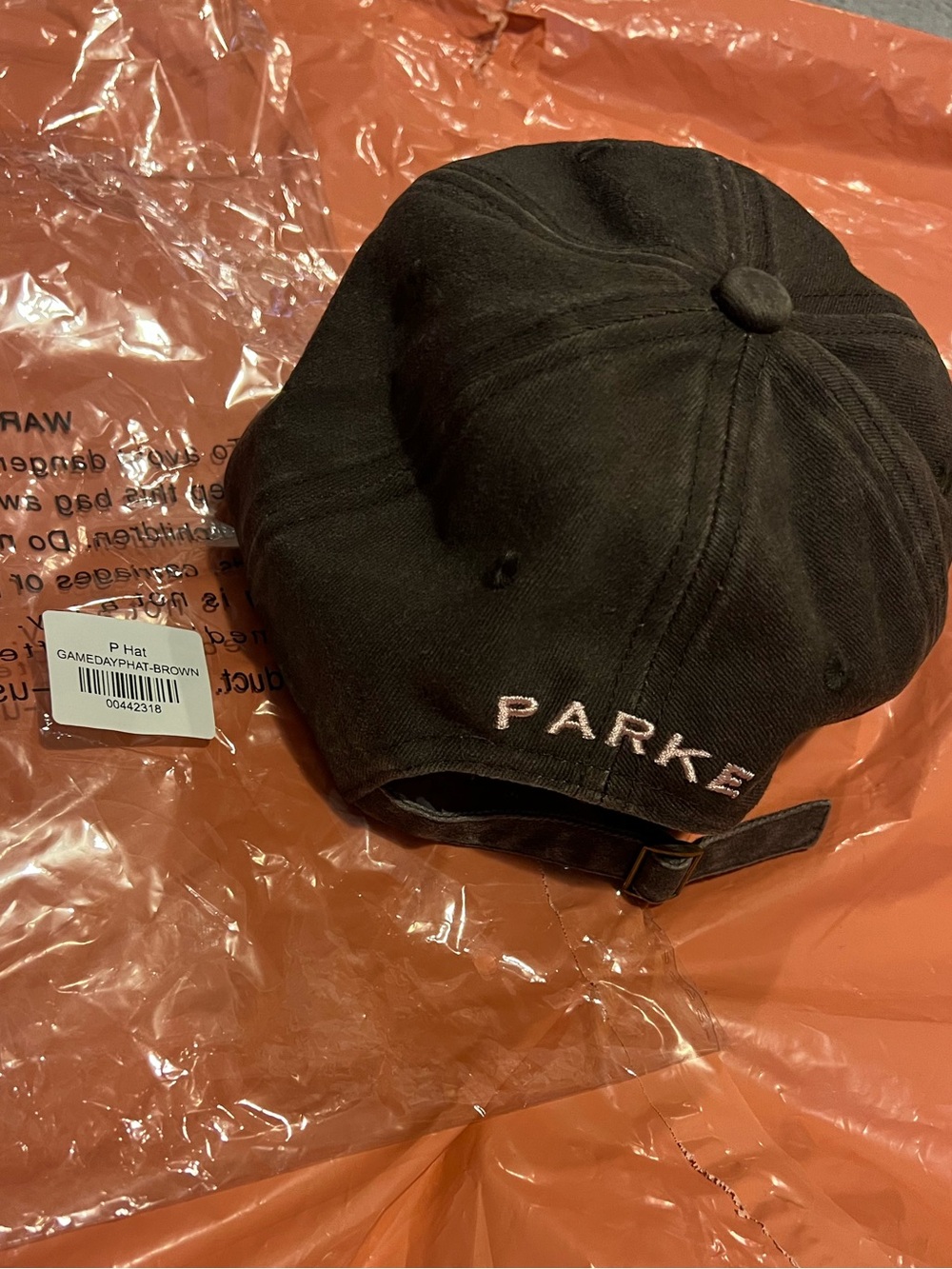 PARKE Pink & Brown Gameday Hat - Picture 6 of 6